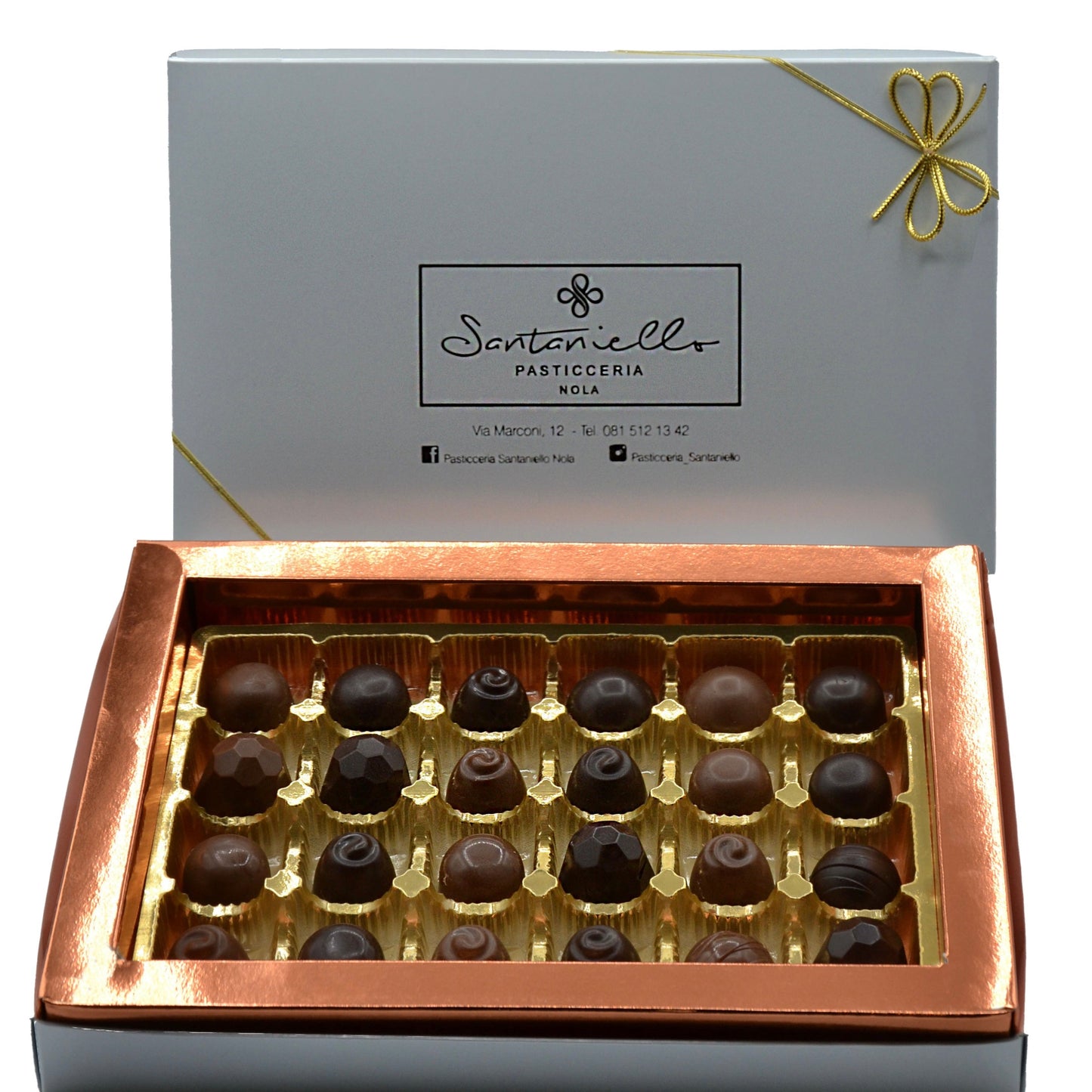 Scatola di cioccolatini assortiti