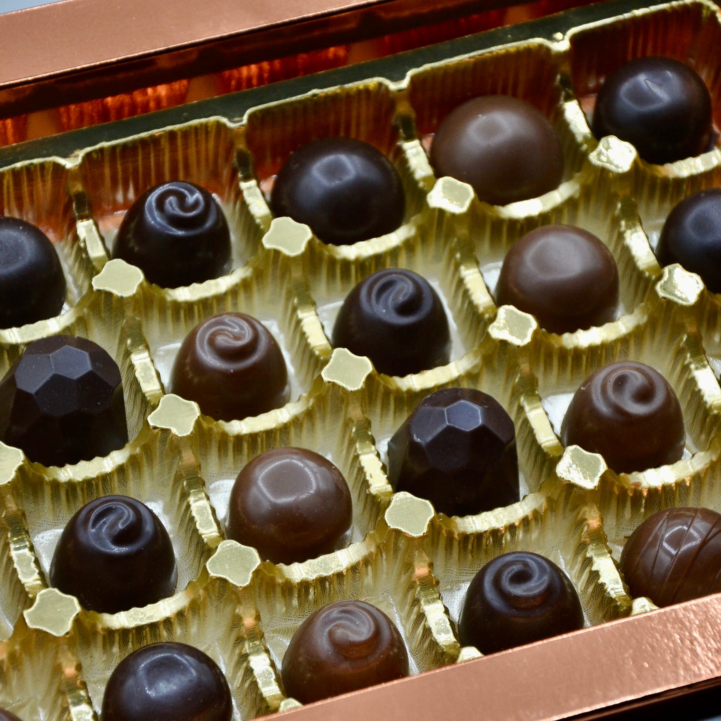 Scatola di cioccolatini assortiti